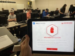 Tablet in DMACC Classroom